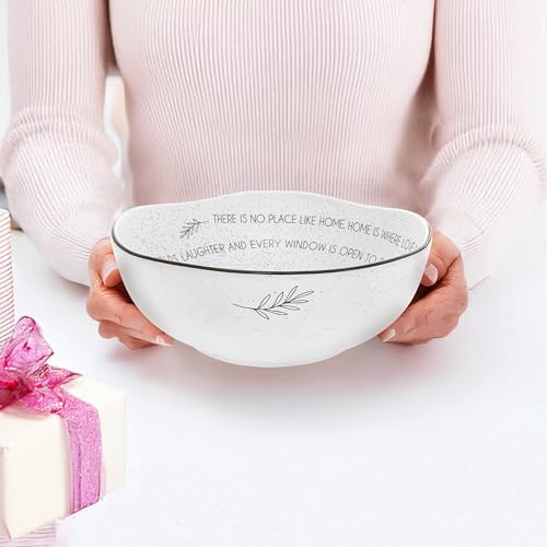 Pavilion Gift Company - Home Sweet Home - 10.5" Serving Bowl Sharing Memories Love Family Friends Thanksgiving Holidays Kitchenware Decor