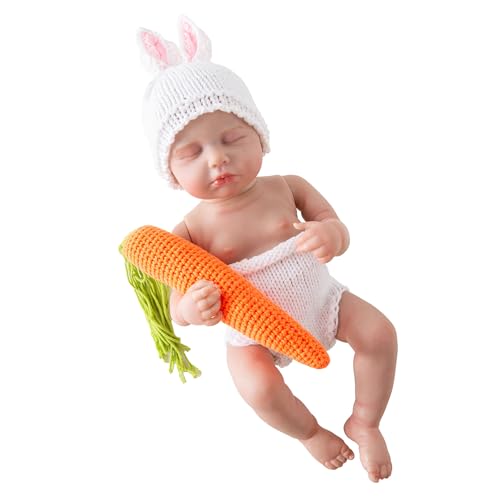 Jastore Baby Photography Props Newborn Boy Girl Photo Shoot Outfits Crochet Costume Infant Knitted Hat Sets - color: Rabbit