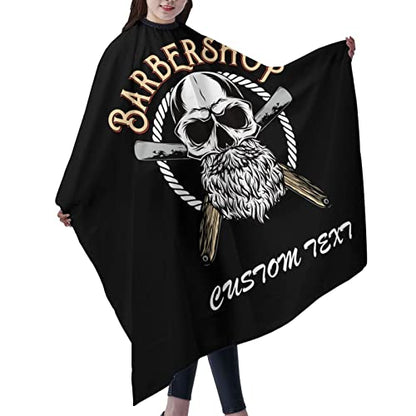 Custom Waterproof Barber Cape Personalized Text Barber Shop Salon Cape for Men Customized Hair Cutting Cape - color: Barber-04
