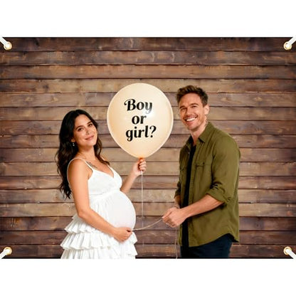 Large Wood Backdrop 8x6ft Polyester Brown Backdrop Photographers Retro Rustic Wood Wall Background Cloth Seamless Backdrops Props with 19.68ft Ribbon - color: Wood, size: 8x6 Ft
