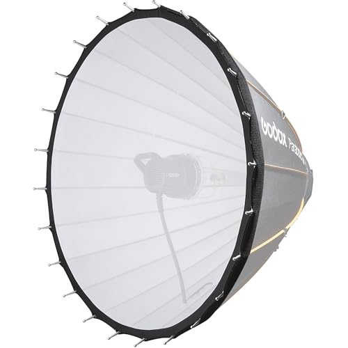 Godox Diffuser for Parabolic 68 Softbox, 0.5-Stop Light Loss Front Diffusion Panel, Softens Shadows & Improves Light Quality for Portrait, Studio & Product Photography (P68D1)