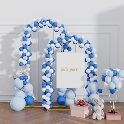 UDEAR Metal Arch Backdrop Stand Set of 2(7.2FT,6.0FT),Arch Kit for Weddings,Parties,Events,Climbing Plants,Baby Shower Photo Backdrops,Gold - color: Gold, size: 7.2FT,6.0FT