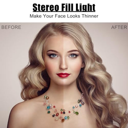 Ring Light of Pocket-Size: Rechargeable Small Ring Light for Phone, Laptop & Makeup - Perfect for Small & Adults, Portable Selfie Light (White)