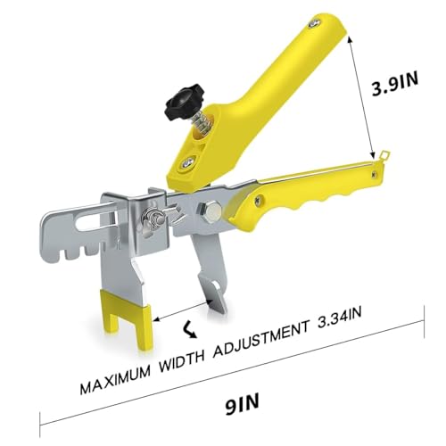 DGSL Tile Leveling System with Tile Plier - 3000-Piece Tile Spacers Clips and 300-Piece Reusable Wedges - Tile Tools Set for Stone Installation - size: 1/8 Inch * 3000 Spacers