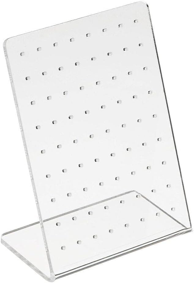 Earrings Stand Display, 72 Holes Acrylic Earring Holder Organizer, Ear Studs Jewelry Storage Display, Rack Showcase Earrings Display, Stand Earring Storage