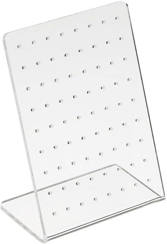Earrings Stand Display, 72 Holes Acrylic Earring Holder Organizer, Ear Studs Jewelry Storage Display, Rack Showcase Earrings Display, Stand Earring Storage