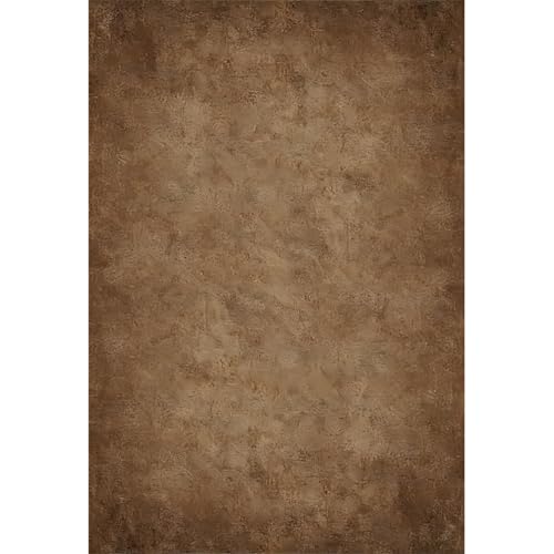 5x7ft Brown Abstract Texture Photography Backdrop 5x7ft Vintage Concrete Wall Photo Background Polyester Fabric Headshots and Portraits Photography Background for Studio and Video - color: Brown, size: 5x7ft