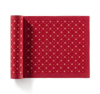 MY DRAP Luncheon Napkins 20 x 20 cm / 7.8" x 7.8" - (12 Per Roll, Cotton Red Lux Xmas) - color: Cotton Red Lux Xmas