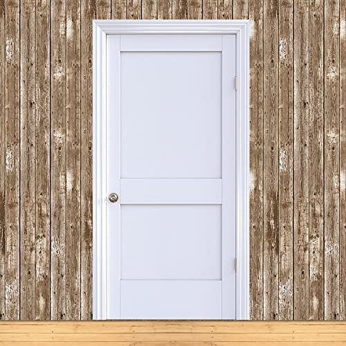 Beistle Western Barn Siding Wall Backdrops, 4’ x 30’, 2 Pack - Rustic Farm Backdrop, Photo Backdrop, Barnyard Background, Weathered Barn Decor, Easy to Adhere Wall Covering, Photography Background - style: Barn Siding - 2 Piece