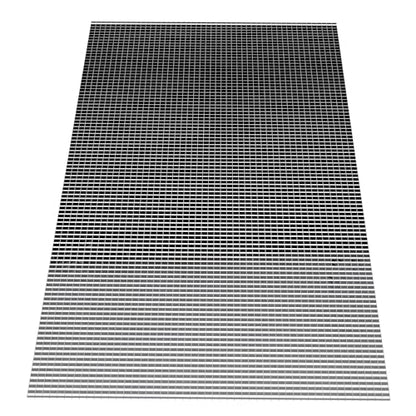 KASTLITE Chrome Egg Crate Fluorescent Light Covers - 23 5/8” x 47 5/8” Polystyrene Drop Ceiling Grid Diffuser & HVAC Air Vent Grille - 1/2"x1/2"x3/8" Cell Eggcrate Panels, 3-Pack - Manufactured in USA - color: Chrome