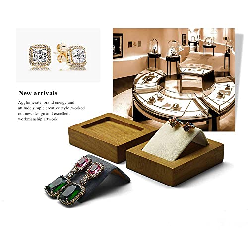 Jewelry Tray Solid Wood Display Stand Earrings Jewelry Earrings Display Tray - color: WSM02101