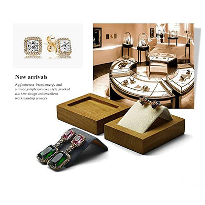 Jewelry Tray Solid Wood Display Stand Earrings Jewelry Earrings Display Tray - color: WSM02101