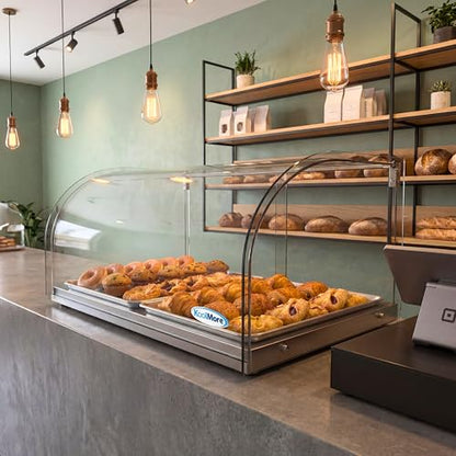 KoolMore DC-1C Bakery Display Case, 0.88 Cu. Ft - 1 Shelves, Clear - size: 22 in. - 1 Shelf