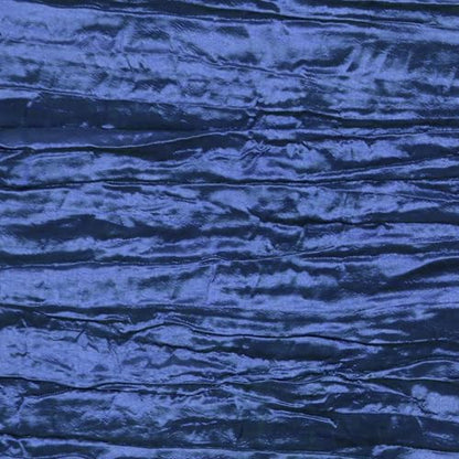 YOUR CHAIR COVERS - 90 x 132 inch Rectangular Crinkle Taffeta Tablecloth - Royal Blue, Rectangle Table Linens for 6 ft Rectangular Tables, Wedding Crushed Table Cloth - color: Royal Blue, size: 132" x 90" (Rectangular)