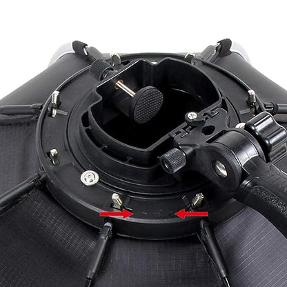 Triopo Softbox 21.6in/55cm Octagon Umbrella Photography Softbox for Godox V860II V860III V850II V850III TT600 TT685 TT685II YN560 III IV JY-680A, etc Flash Speedlite Speedlight Soft Boxes (KS2-55)