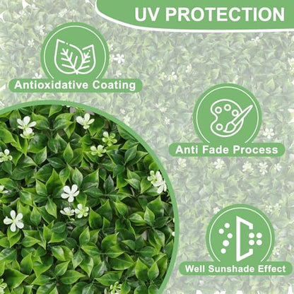 Luyue 12pcs 10"×10" Artificial Grass Wall Panels Greenery Wall Backdrop Flower Hedge Panel Green Grass Decor Privacy Screen Backdrop - color: 10"×10"
