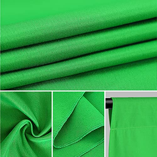 CPLIRIS 10x12ft Green Screen Backdrop for Photography, Chromakey Background Fabric for Photoshoot, Zoom Meeting, Game Live Steaming - color: Green, size: 10x12ft