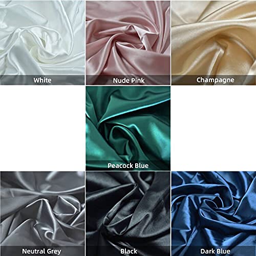 YOOCHEESE Flat Lay Silk Backdrops for Photography: Satin Silk Fabric for Cosmetics Jewelry & Small Product Photo Shooting Background(75X100cm/2.5X3.3ft, Black) - color: Black