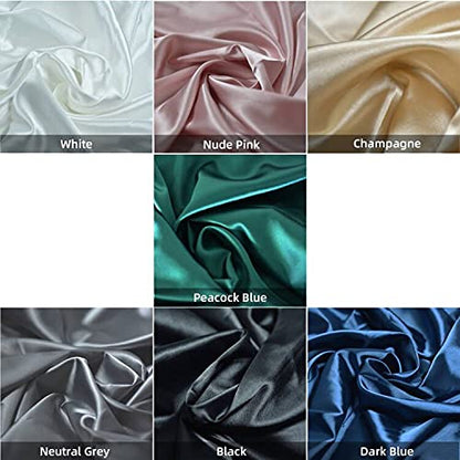 YOOCHEESE Flat Lay Silk Backdrops for Photography: Satin Silk Fabric for Cosmetics Jewelry & Small Product Photo Shooting Background(75X100cm/2.5X3.3ft, Black) - color: Black