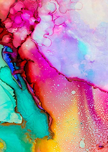 Colorful Watercolor Painting Backdrops Art Paint Photography Backgrounds Vinyl 5x7ft 80's 90's Theme Birthday Party Backdrop Photo Studio Props PHMOJEN WQPH401 - size: 5x7ft