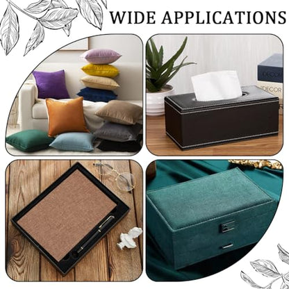 CRASPIRE 51 x 11.8 Linen Book Cloth Brown Books Binding Fabric Surface Paper Backed Bookcover Densely Woven Cloth Books Album Scrapbooking Archival Covering Protector Bookcloth Bookbinding Supplies - color: Brown