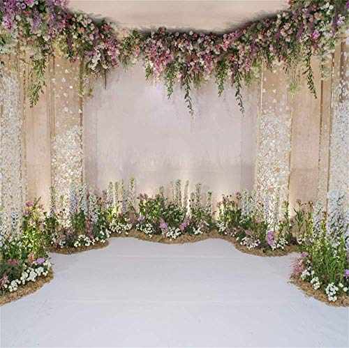 Vinyl, 6.5x6.5ft, Wedding, Color35 Backdrop for Cradle Ceremony, Proposal, Flowers, Bridal Shower, Marriage Decoration, Product Photography - size: 6.5x6.5ft