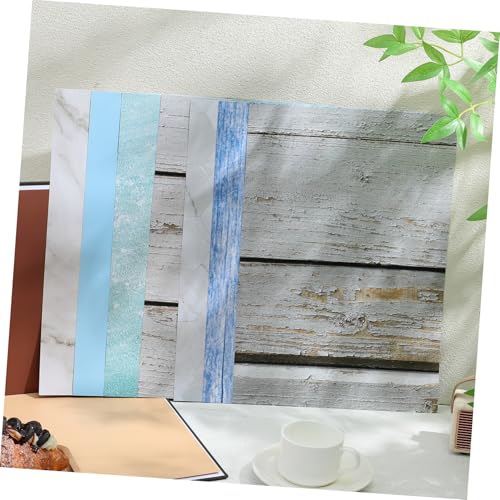 Gatuida Photo Backdrop Kit with 15 Marble Cement Wood Pattern Boards for Food Jewelry Photography, Double-Sided Backgrounds and Props Set with Clips and Carry Bag for Flat Lay Photoshoot