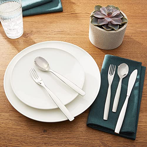 Ginkgo International Charlie 42-Piece Stainless Steel Flatware Place Setting, Service for 8 Plus 2-Piece Hostess Set - size: 42-piece