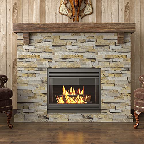 VaryPaper 3D Brick Wallpaper Peel and Stick Stone Wallpaper Self Adhesive Removable Faux Brick Wall Paper Waterproof Brick Contact Paper for Walls Bedroom Kitchen Backsplash Fireplace 15.7''x78.7'' - color: Slate Brick, size: 15.7" x 78.7"