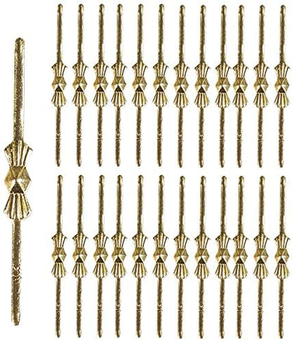 Dong Huang 300pcs Bow Tie Crystal Connectors, Chandelier Connectors Clips Pins, Lamp Part Chlips, Hook for Crystals Replacement, Fastening Parts