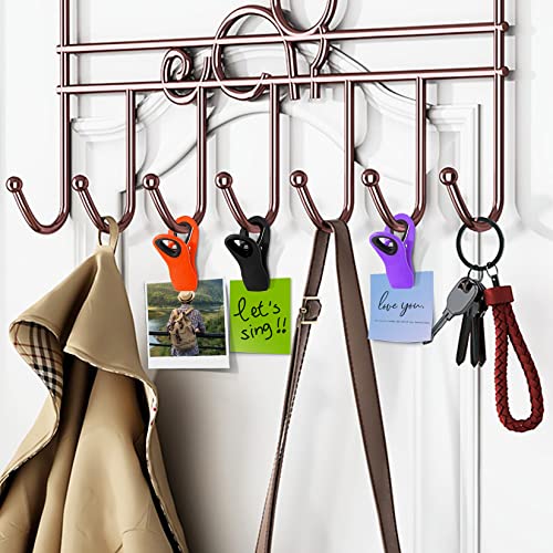 FINDMAG Chip Clips, 12 Pack Magnetic Bag Clips with Airtight Seal for Chips, Kitchen Clip with Magnet for Fridge, Plastic Assorted Colors Bag Clip for Food Storage, Snack Organization, RV Accessories - color: Multi-color, size: Pack of 12