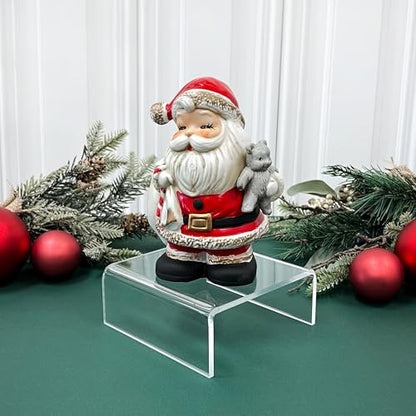 Plymor Clear Acrylic Short Square Display Riser, 2" H x 5" W x 5" D (1/8" thick) - size: 2" x 5" x 5"