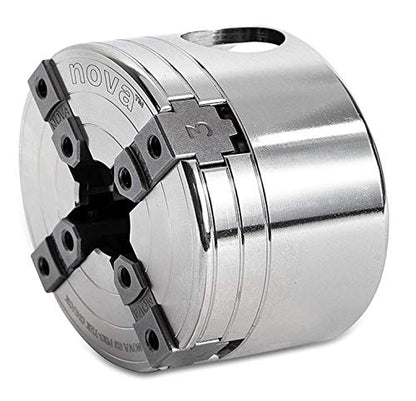 Nova Pro-Tek 48296 G3 Wood Lathe Chuck Kit with 3 jaw sets (2" Standard, 4" Bowl Jaws, and 1" Pin Jaws) insert version (with ISNS 5/8" Plainbore (Shopsmith) insert)