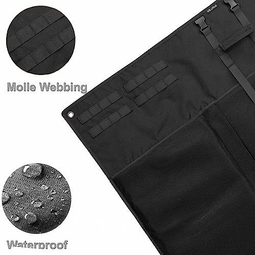 DEYACE Shooting Mats Prone Padded, Extra Large Portable Roll Up Shooting Padded Mat for Range Shooting and Hunting - color: Black