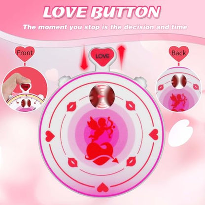 oyeftp Funny Couple Position Selector, Fun Night Dating Decision, Two-Sided Mechanical Date Ideas Night Couple Easter Gifts, Valentine's Day Gift for Couples, Date Night Game for Adults