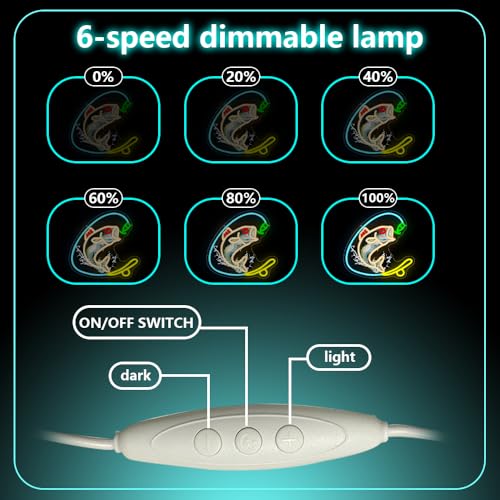 Fishing Neon Sign, Gone Fishing Led Neon Sign Light for Wall Decor Fish Hook Man Cave Light Up Sign Party Decorations for Gear Store Angler Teen Boy Dad Husband Gift Dimmable USB Powered(13.8"*10.6") - style: Fishing