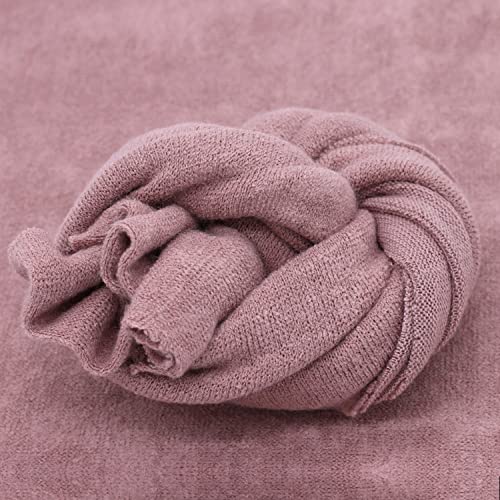 Zeroest Newborn Photography Wrap - Newborn Photoshoot Props for Boys & Girls - Stretch Knit Blanket for Baby Photo Prop (Pink, Small) - color: Pink
