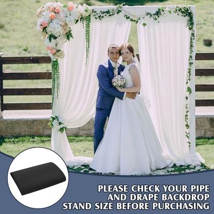 8 ft Pipe and Pole Drape Carrying Bag Portable Backdrop Stand Pipe Black Backdrop Carrying Bag Package Upright Crossbar Pole Package for Drape Kits