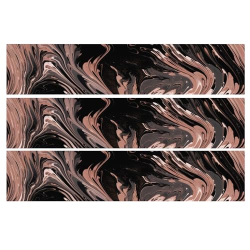 3 pcs Dark Marble Texture Cake Strips Edible birthday cake strips, cake side borders, Icing Sheets 2.7X11.8