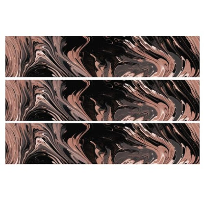 3 pcs Dark Marble Texture Cake Strips Edible birthday cake strips, cake side borders, Icing Sheets 2.7X11.8