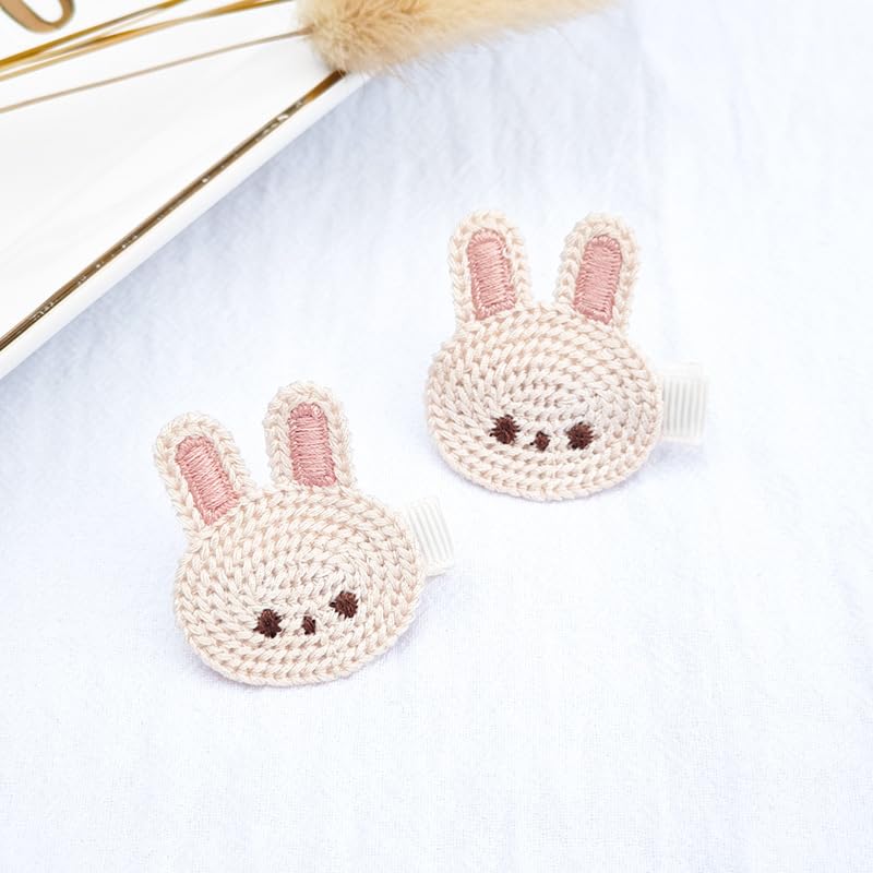 Baby Girls Carrot Hair Clips Pin Easter Bunny HairClips Carrot Hair Barrettes Pin JHE27 (Set E) - color: Set E