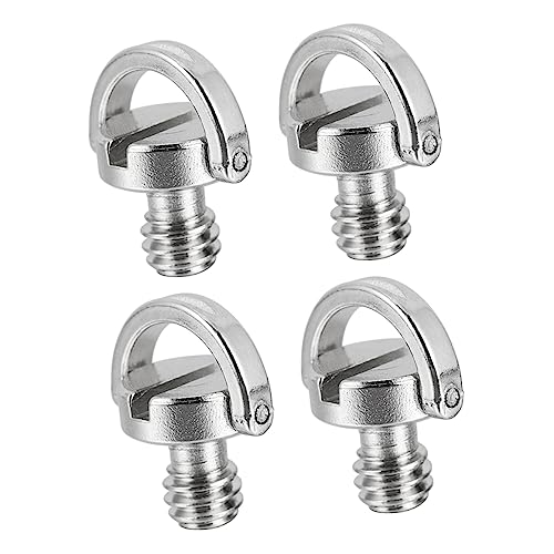 Vaguelly 4pcs Screw for Tripod Mounting Plates Camera Screw Quick Release Accessory for Monopods Gimbals and Tripods and Convenient Photography Tool