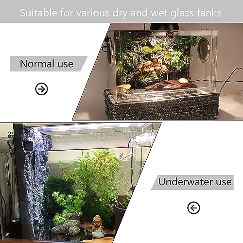 4pcs Rock Terrarium Background,3D Reptile Tank Background Board,Amphibian Stereo Backdrop Wall,Lizard Snake Gecko Spider Chameleon Turtle Fish pet silo Background Decorative Panel - color: brown