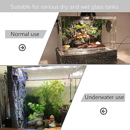 4pcs Rock Terrarium Background,3D Reptile Tank Background Board,Amphibian Stereo Backdrop Wall,Lizard Snake Gecko Spider Chameleon Turtle Fish pet silo Background Decorative Panel - color: brown