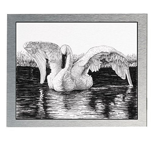AlumaComp Aluminum Archival Painting & Mounting Panel, 9x12, Double-Sided, 100% Archival, Acid-Free, 4mm Thick, for All Media - Ideal for Professional Photographers, Fine Artists, Graphic Artists - size: 9x12"