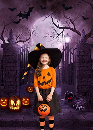 6X9FT Halloween Theme Pictorial Cloth Seamless Customized Photography Backdrop Background Studio Prop TP262 - size: 6'x9'