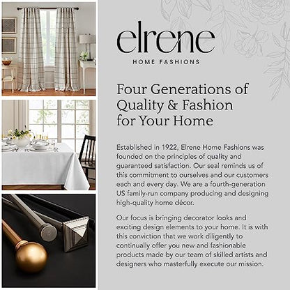 Elrene Home Fashions Continental Solid Texture Water, Stain & Wrinkle Resistant Tablecloth, 70" Round, Navy - color: Navy, size: 70" (Round)