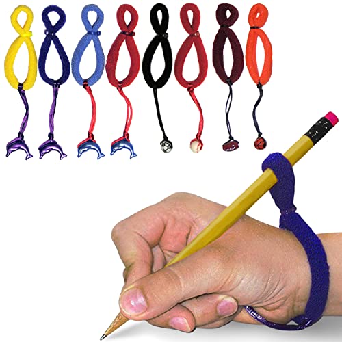 The Original OT Invented & Patented HandiWriter, Hand Made in the USA, Handwriting Aid for a Proper Tripod Grip, Finger Position & Better Penmanship. Great for All Kids Kindergarten Age & Up (8 Pack) - style: HandiWriter/SportWriter Bulk Packs (8 Pack) -