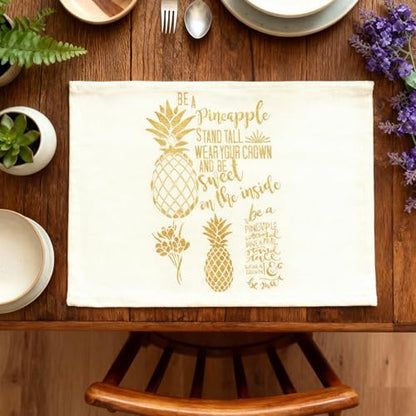 TIAMECH A4 Reusable Pineapple Stencil for Painting - Be a Pineapple Layering Template, DIY Wall Art, Wood Furniture, Scrapbook & Crafts (8.3x11.7inch) - style: Pineapple