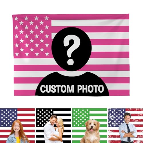 Custom Flag by BCB Print - Personalized Outdoor Flag with Your Photo, Text or Logo | HD Print Custom Flag with Grommets for Advertising & Event | Fast Delivery | Made in USA | Multiple Sizes - color: Flag with Photo